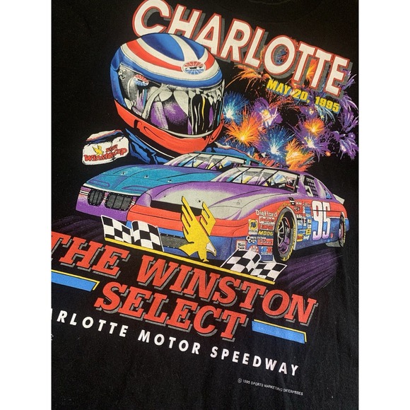 Mens XXL 1995 Vintage Charlotte Motor Speedway The Winston Select Race Tshirt - Picture 1 of 7